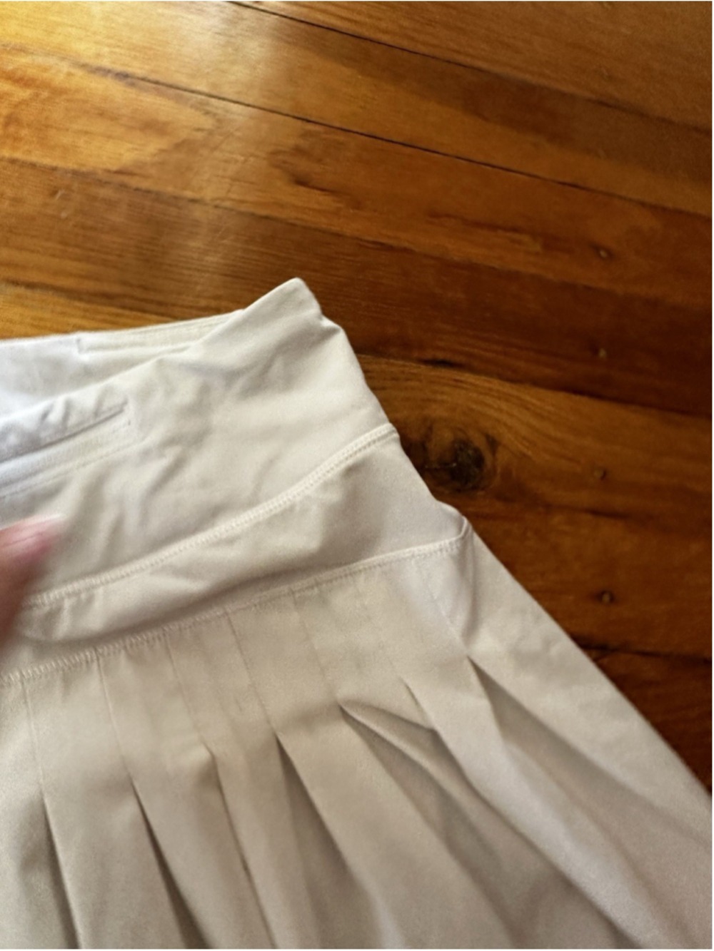 Lululemon Skirt Women 8 White Circuit Breaker Pleated Short Liner Skort Tennis - Picture 6 of 9